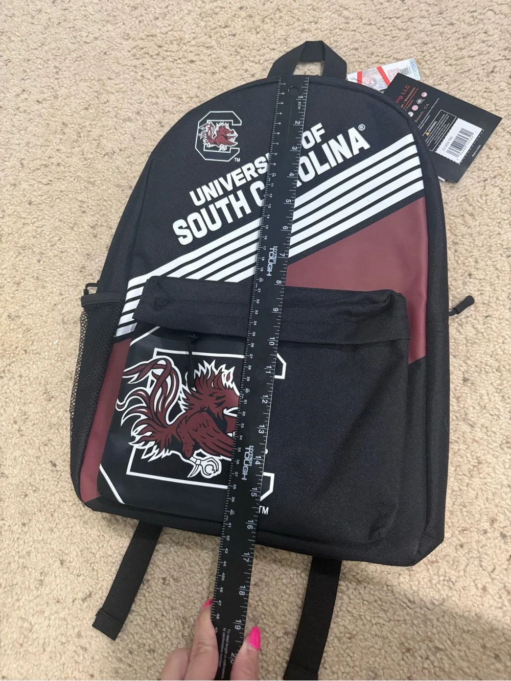 University of South Carolina Gamecocks Backpack NWT Black SCar USC Mojo Ultimate